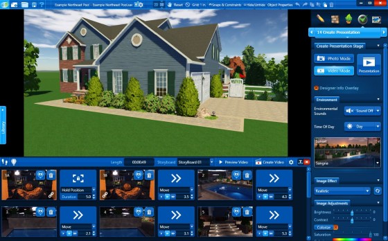 Landscape Design Software Video Recording