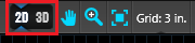 2D Viewport Button