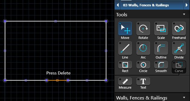 Add a Gate or Opening to a Wall or Fence