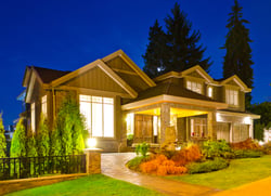 Landscape House at Night Landscape House at Night