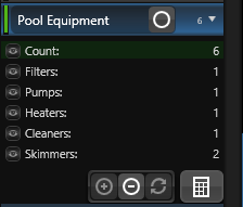 Calculation Details Pool Equipment