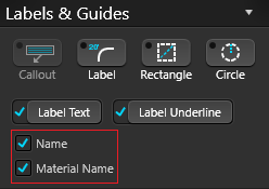 Callout Name Material Name