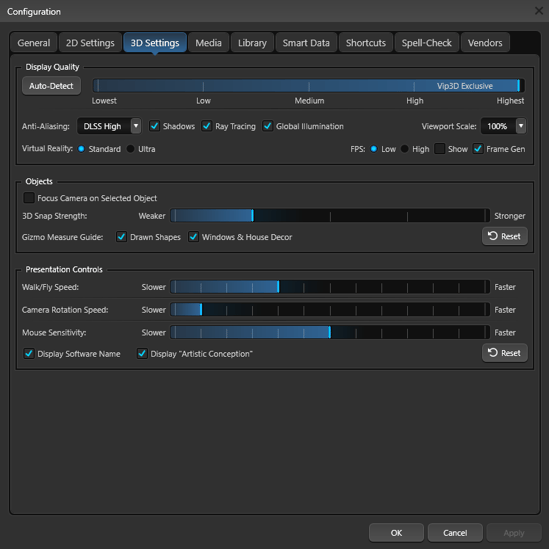Configuration_3D Settings_1