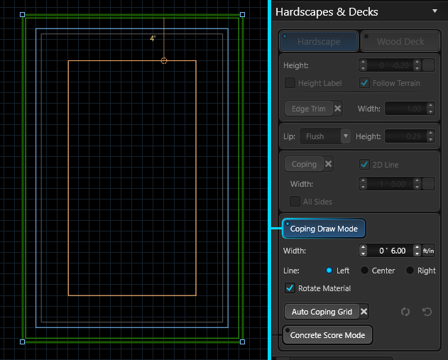Create Hardscape Borders_Decorative Grass_2