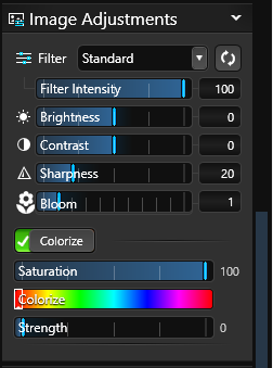 Create Presentation Image Adjustments