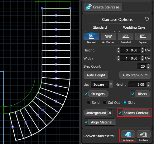 Create Stairs_Hardscape Mold_2
