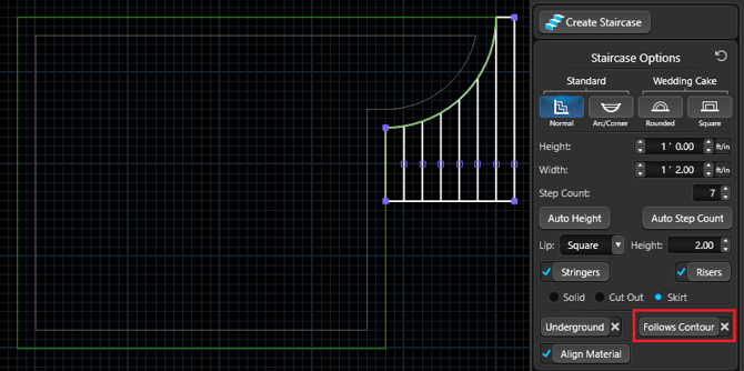 Create Stairs_Raised Area_1