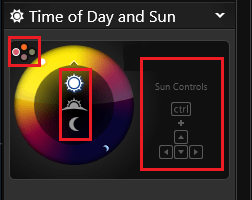 Create Presentation Sun Controls