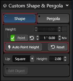 Custom Shapes Auto Point