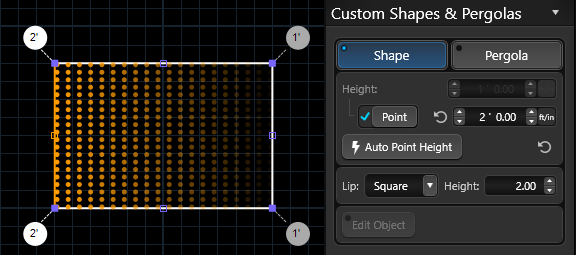 Custom Shapes Point Height-1