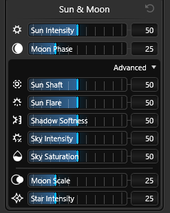 Dynamic Sun Moon