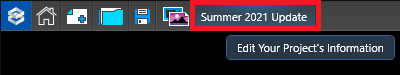 Edit Project Info V3
