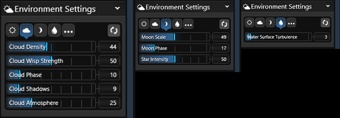 Enviroment settings