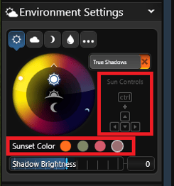 Enviromental Settings No Shadows
