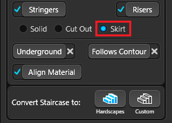 Hardscapes Create Staircase Stringer Skirt
