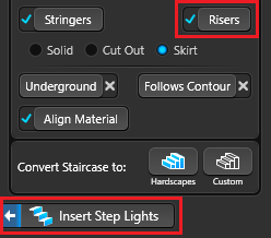 Hardscapes Insert Step Lights