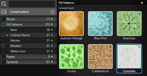 Markup Library Fill Patterns