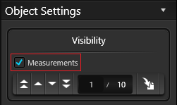 Markup Measurements Visibility