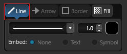 Markup Selected Shape Line