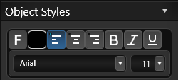 Markup Text Options