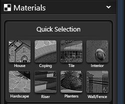 Material Quick Selection