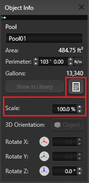 Object Info Scale