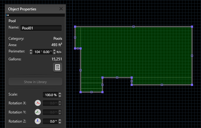 Object Properties Menu