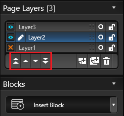 Page Layout Layer Stack Order