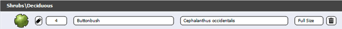 Page Layout Plant Legend Change