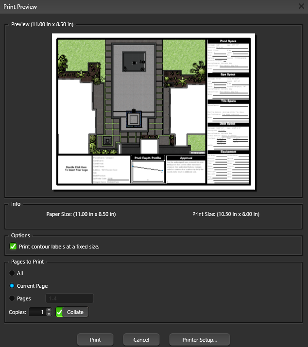Page Layout Print