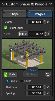 Pergolas Rafter Posts