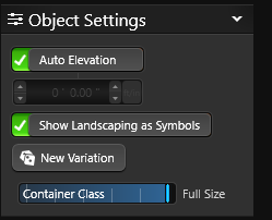 Plant Object Settings