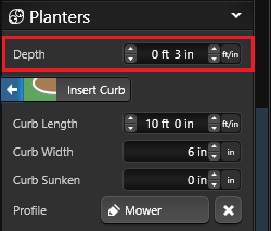 Planters Depth