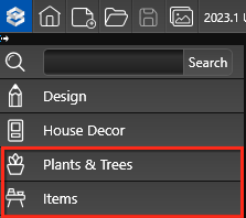 Plants and Items Library