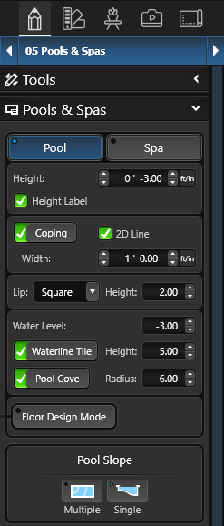 Pools Stage Options
