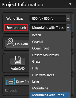 Project Info Environment