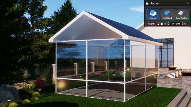 Screen Room Roof Gable