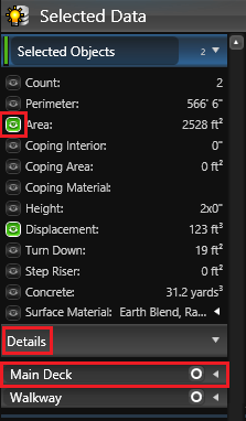 Selected Data Numbers