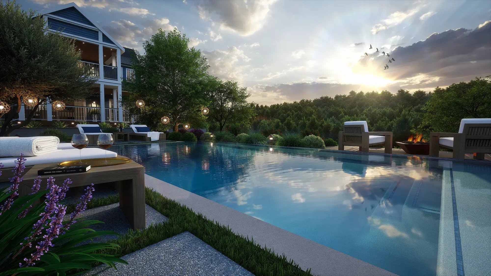 Vip3D-landscape-design-software-version-4-luxury-backyard-pool-home-fire-bowl-lavender-sunset