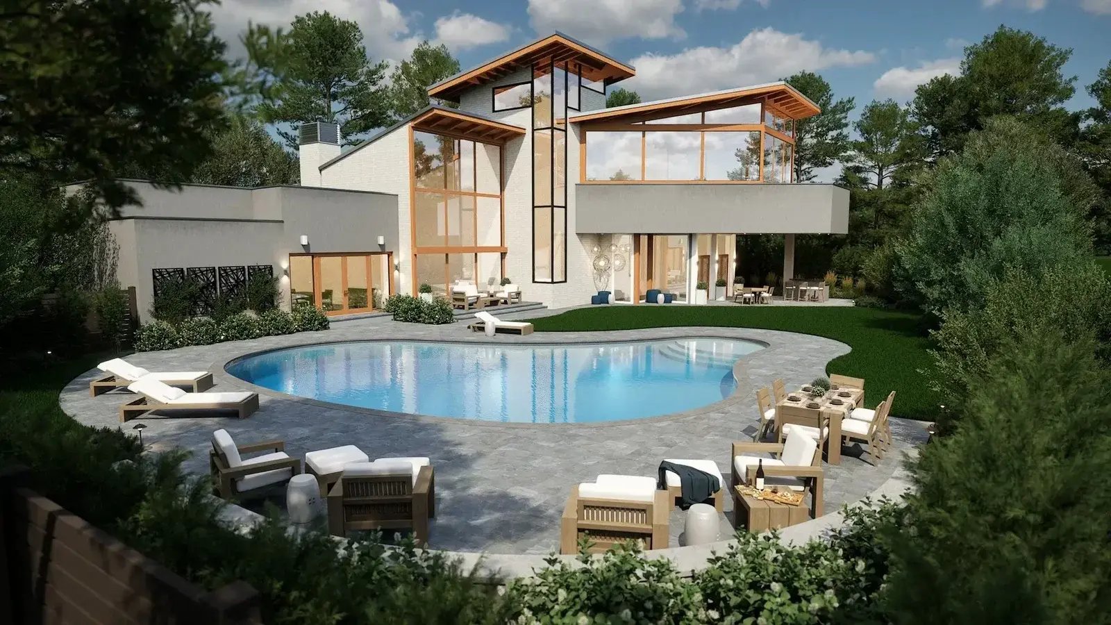 Vip3d-design-software-luxury-backyard-freeform-pool-lounge-chairs-modern-home