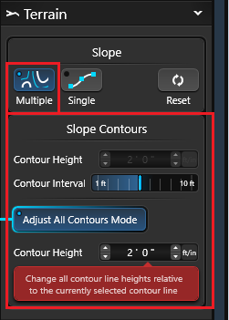 Terrain Multiple Slope