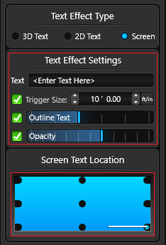 Text Screen Panel