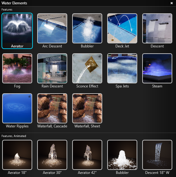 Water Elements Library