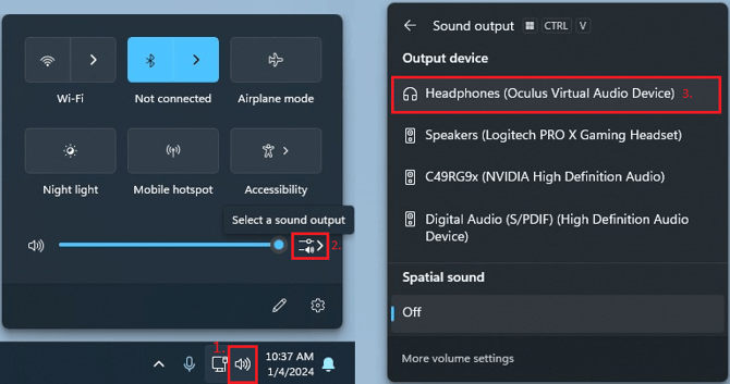 Windows 11_Oculus Sound