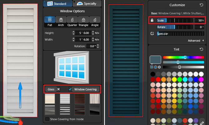 Windows Create Shutter