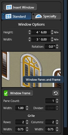 Windows Panes and Frame