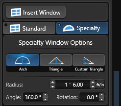 Windows Speciality Arch