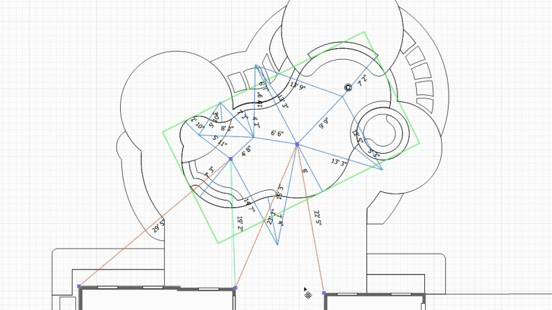 Calculate Triangulation and Centerline