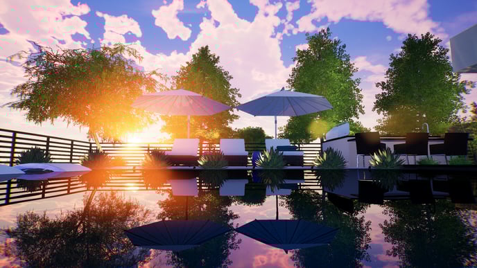 005 Mornings by the Pool