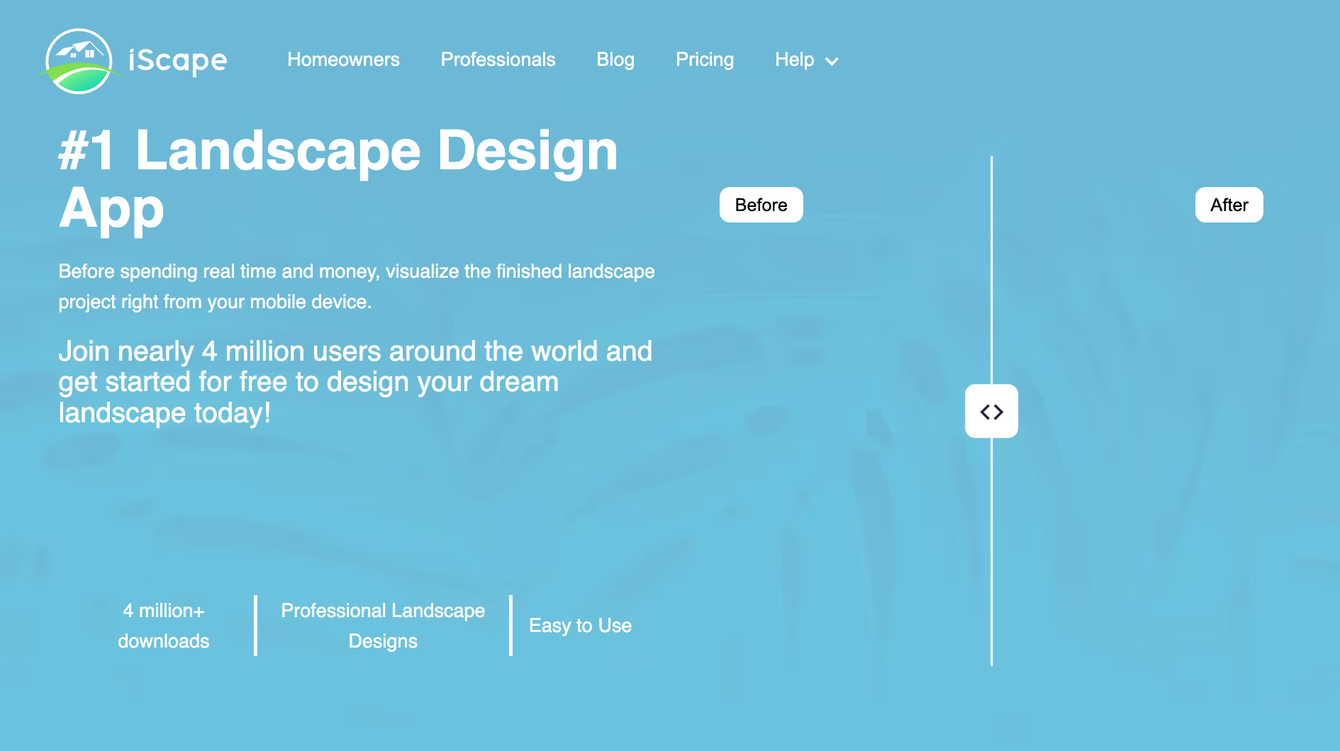 iScape homepage